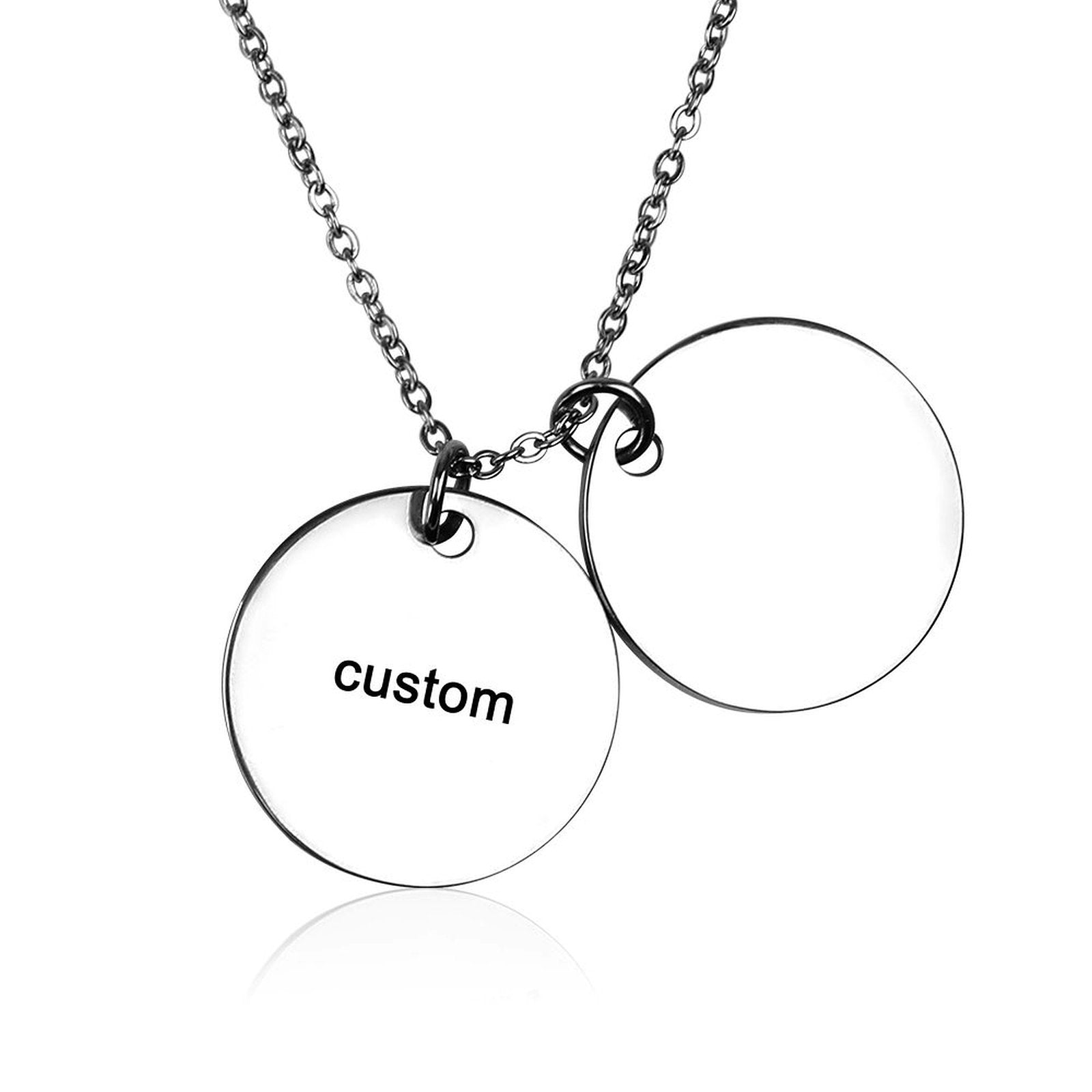 Double Disc Necklace