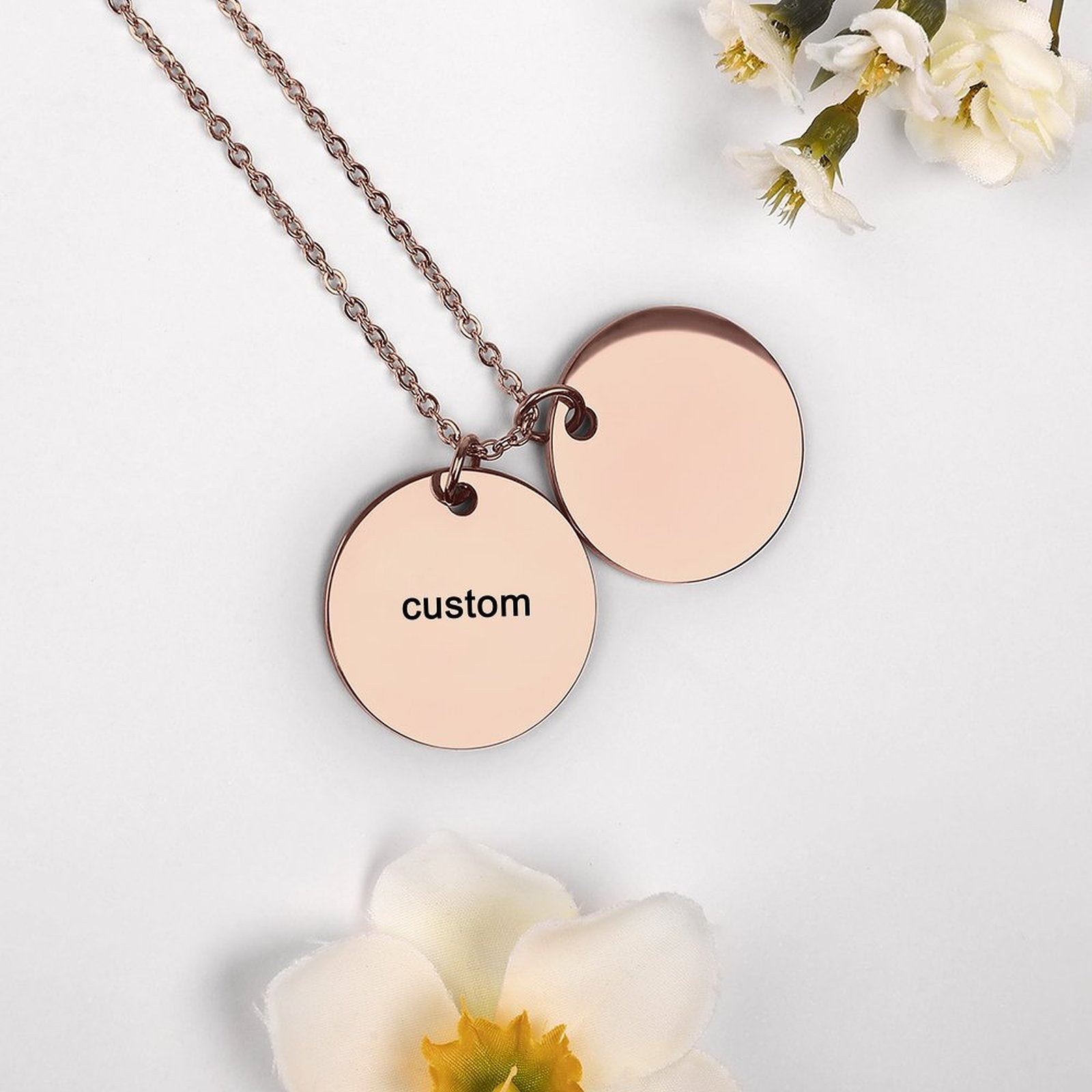 Double Disc Necklace