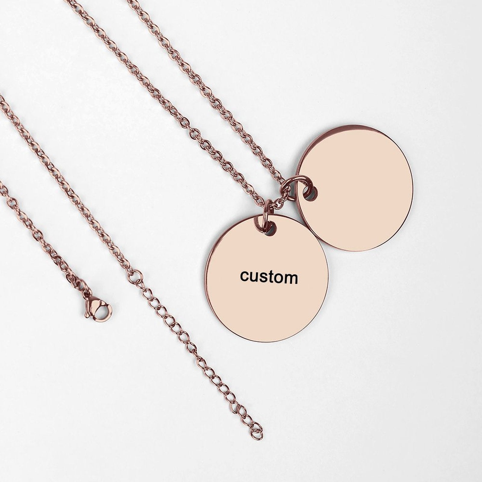 Double Disc Necklace